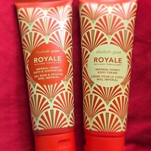 Elizabeth Grant Royale Imperial Honey Bath & Body Set - Red and Cream
